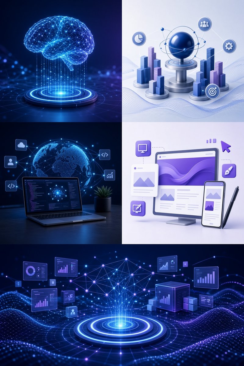 Connected AI systems coordinating business operations